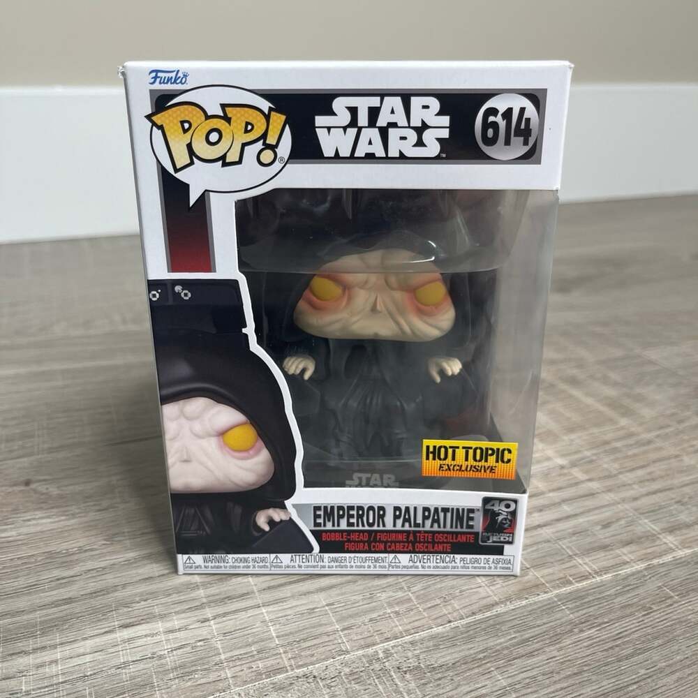 NIB STAR WARS EMPEROR PALPATINE FUNKO POP BOBBLEHEAD 614